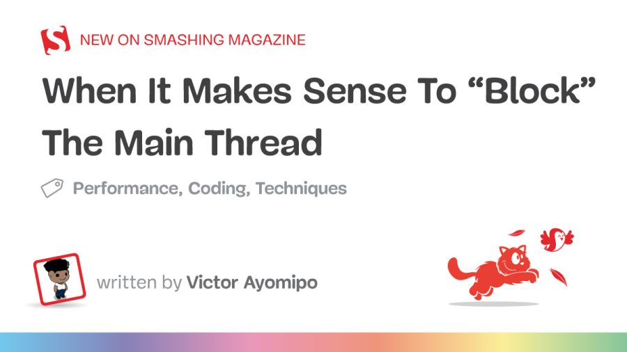 Bloquear o Main Thread: Quando a Regra de Ouro do JavaScript Pode Ser Quebrada para a Performance do Seu Site