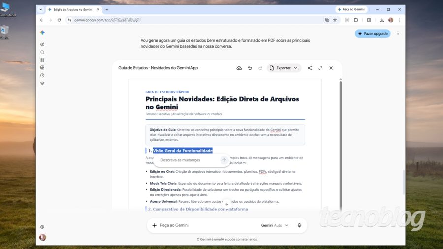 Gemini Edita PDFs e Documentos: Como a IA Otimiza a Gestão de Conteúdo e Desenvolvimento do Seu Site Empresarial